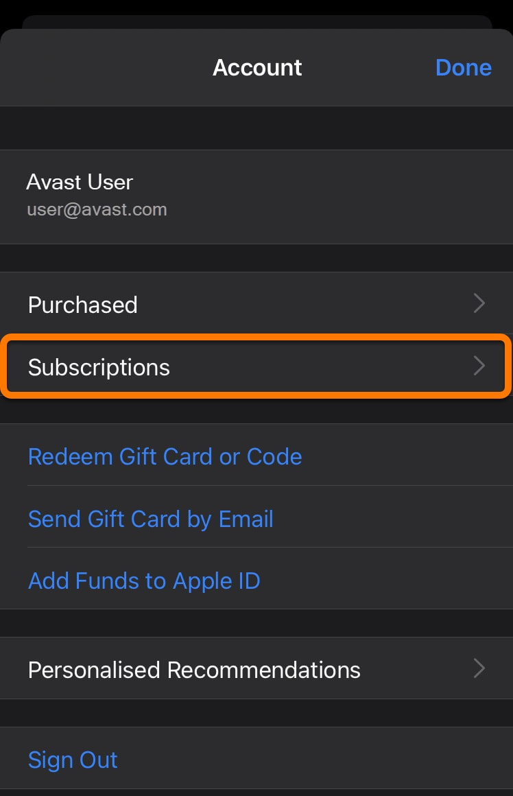 7 Account Subscription